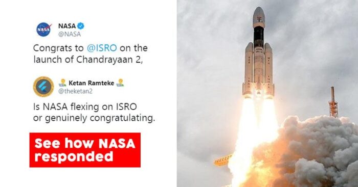 Image result for NASA appreciated Indiaâs Chandrayaan 2 Mission