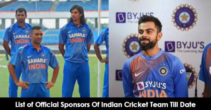 indian cricket jersey sponsor