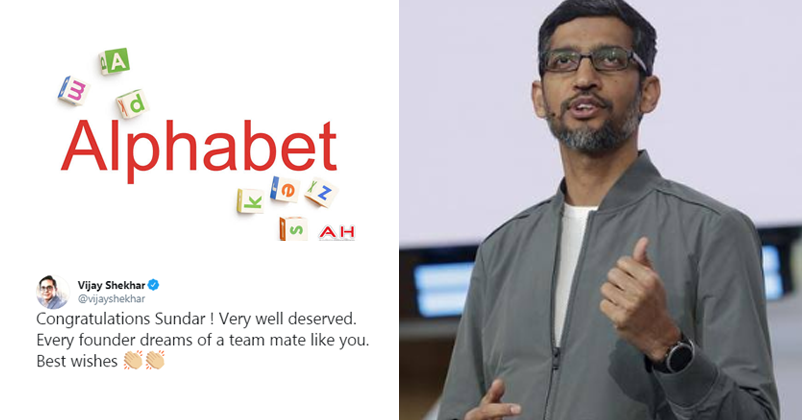 How Indian Corporate Heads Wished Sundar Pichai For Becoming Alphabet's ...
