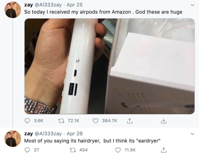 Amazon fake Airpods