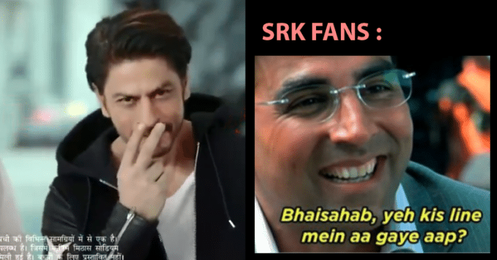 Shah Rukh Joins Ajay Devgn In 'Pan Masala' Ad, Netizens Go Crazy With Memes - Marketing Mind